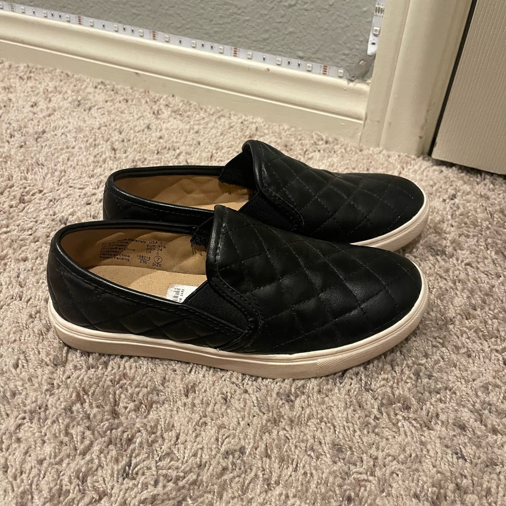 Brash Black Slip Ons